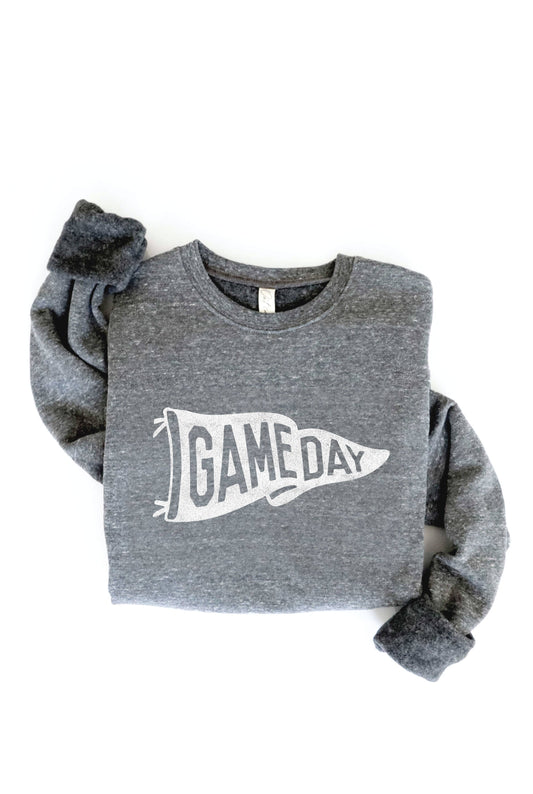 OAT COLLECTIVE - GAME DAY PENNANT Graphic Sweatshirt (dark grey)