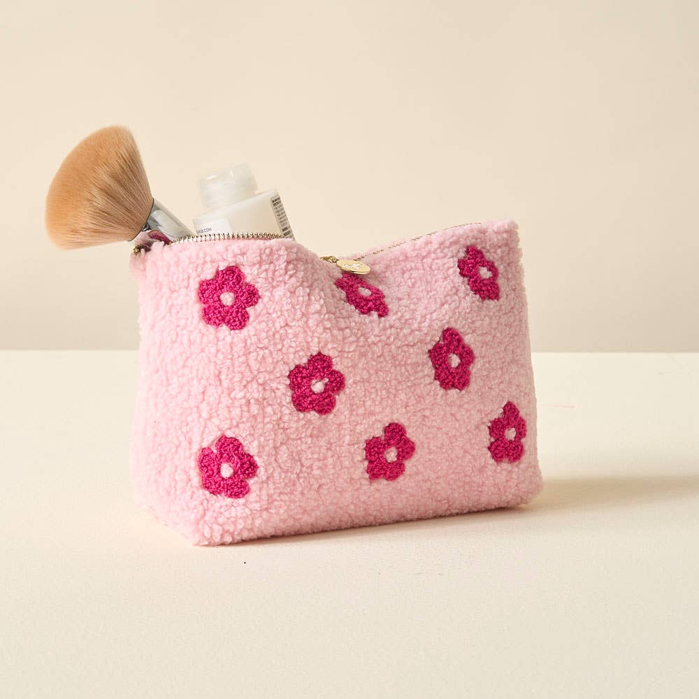 The Darling Effect - Teddy Pouch - Pink Flower