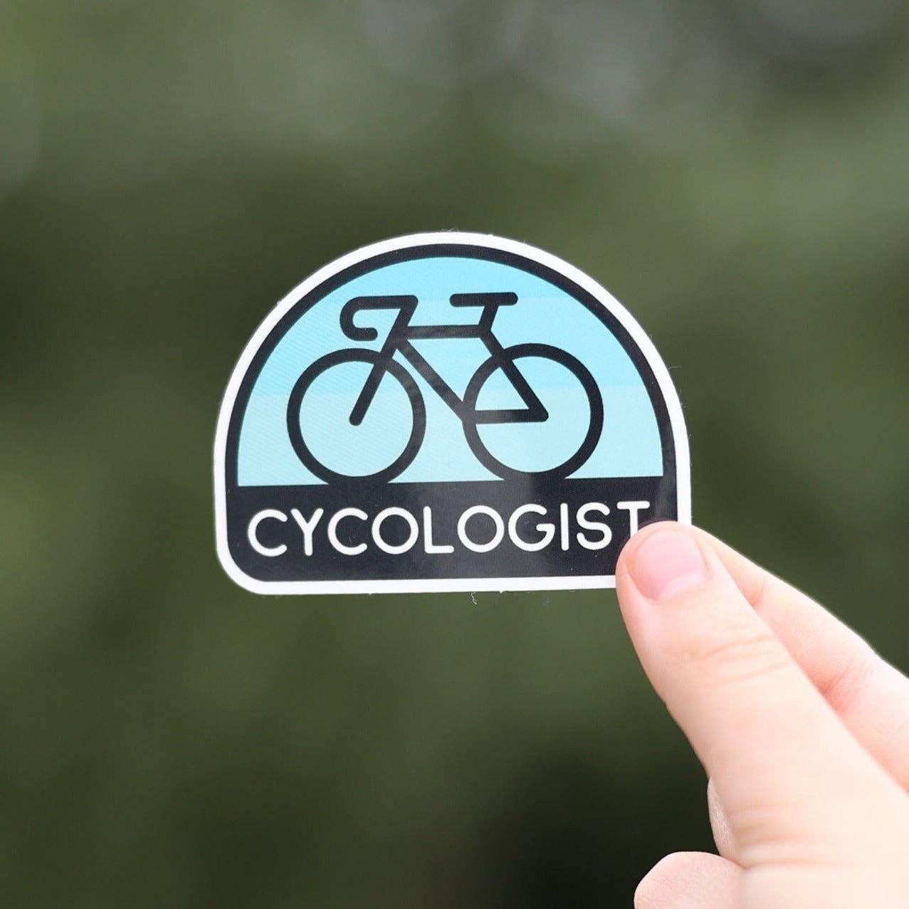 Squatchy - Cycologist Funny Bike Sticker - Cyclist Decal