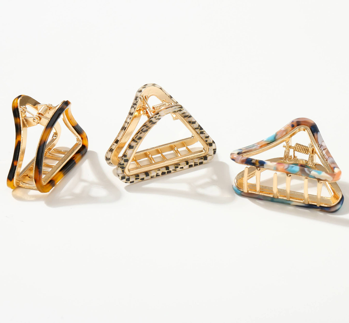 Adorro - Amelie | Small Metal Triangle Eco-Friendly Claw Clip