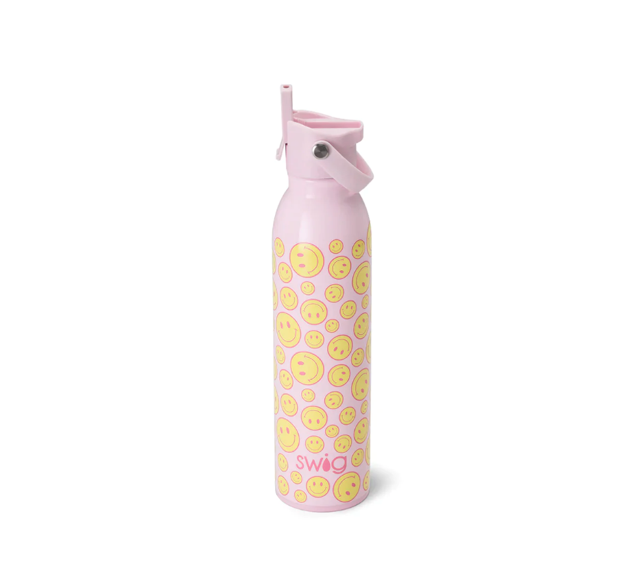 Swig Oh Happy Day Flip + Sip Water Bottle 20oz