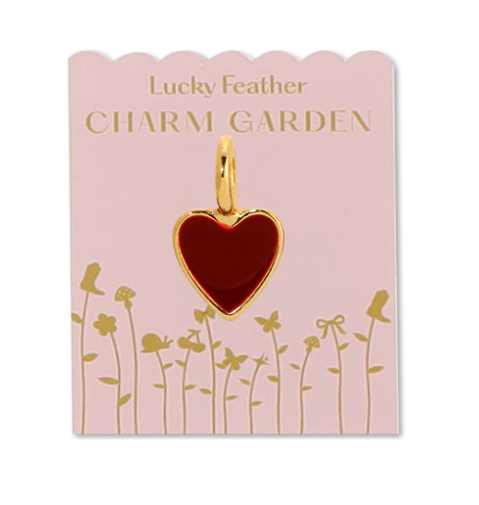 Lucky Feather Charm Garden - Heart Charm