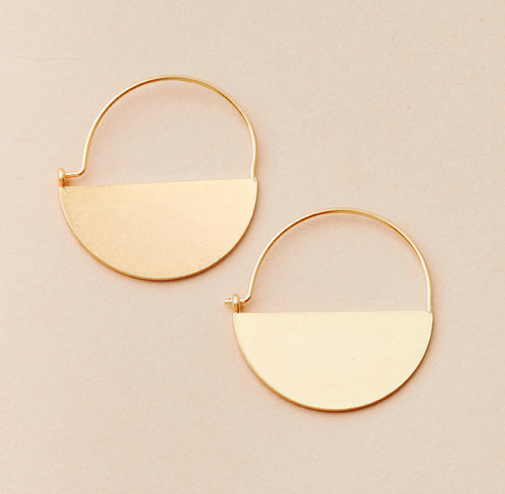 Scout Curated Wears - Refined Earring - Lunar Hoop - Gold