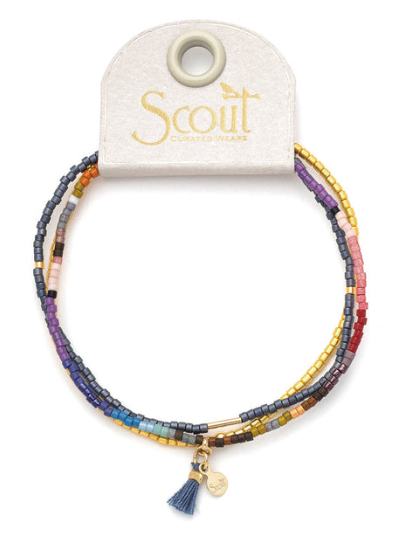 Scout Curated Wears - Chromacolor Miyuki Beaded Bracelet Trio - Assorted Colors