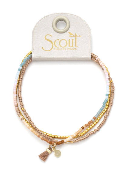 Scout Curated Wears - Chromacolor Miyuki Beaded Bracelet Trio - Assorted Colors