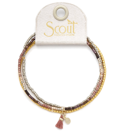 Scout Curated Wears - Chromacolor Miyuki Beaded Bracelet Trio - Assorted Colors