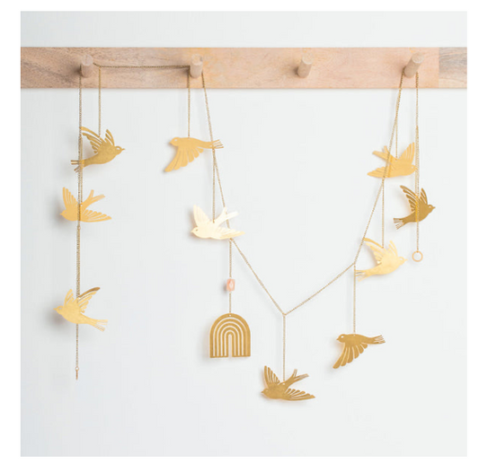 Scout Curated Wears - Gold Garland - Bird / Sunstone