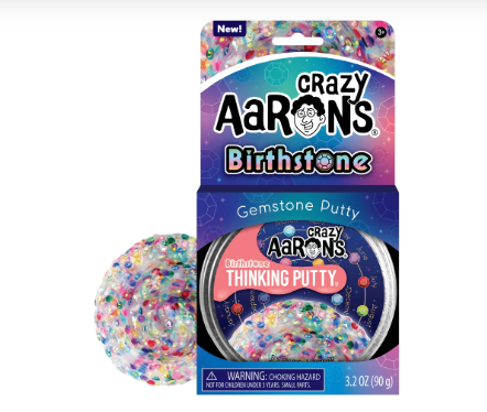 Aaron's Thinking Putty - Birthstone 4" Tin