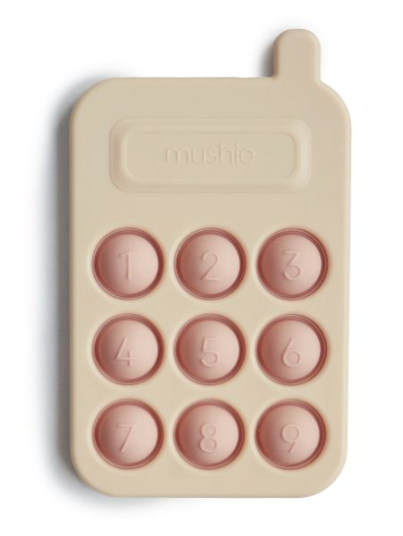 Mushie Phone Press Toy - Blush