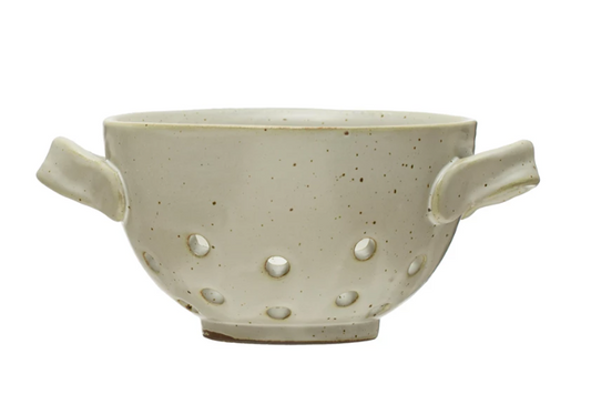 Stoneware Berry Bowl w/ Glaze