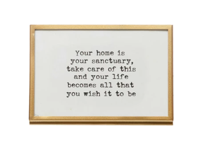 Frame and Easel with Sayings - 3 Options