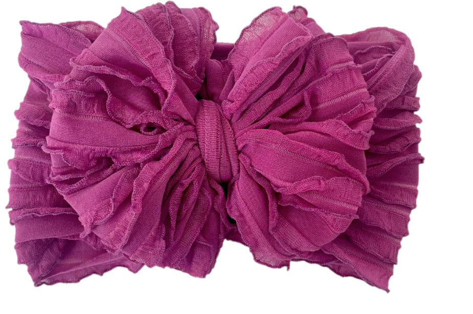 Rockin Royalty Baby Ruffled Headband - Assorted Colors