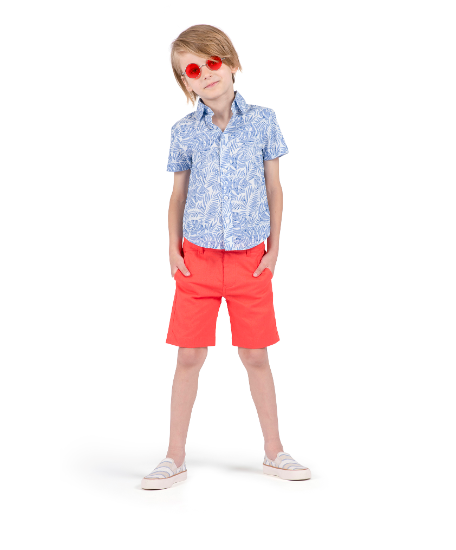 Appaman trouser short - coral red