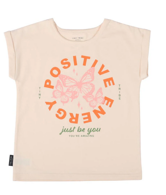 Tiny Tribe Positive Energy Girls Tee