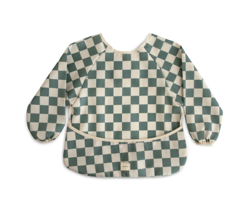 Mushie Long Sleeve Bib - Multiple Color Options