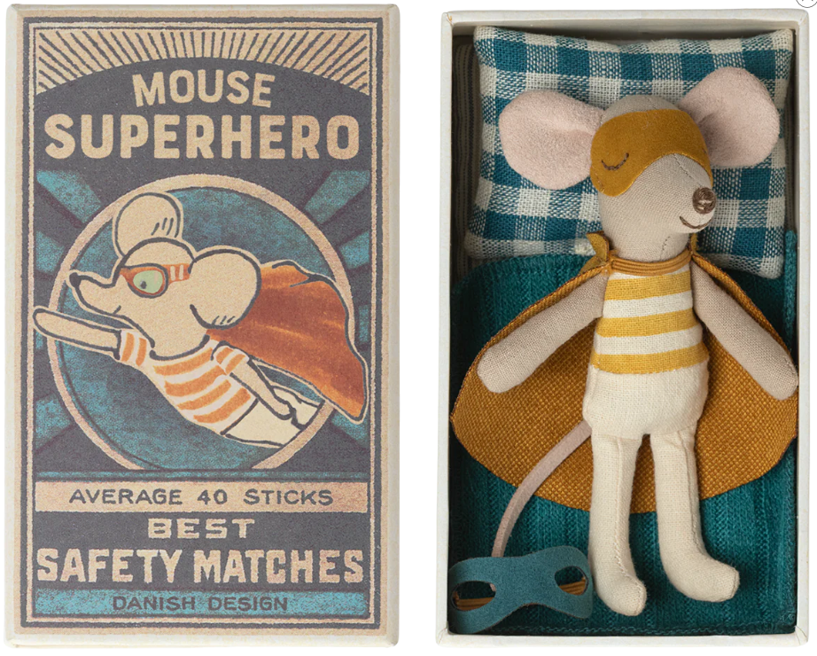 Super hero mouse, Little brother in matchbox