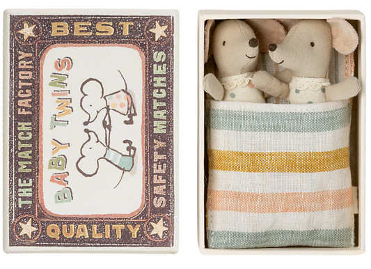 Twins, Baby mice in matchbox