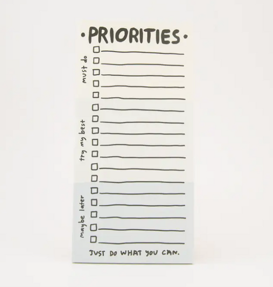 People I've Loved - Priorities Notepad