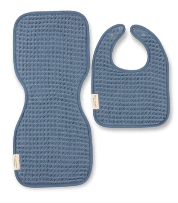 Bella Tunno Reversilbe Bib + Burp Cloth Set - Assorted Colors