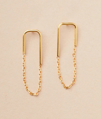 Scout Curated Wears - Refined Earring - Filament Stud - Gold