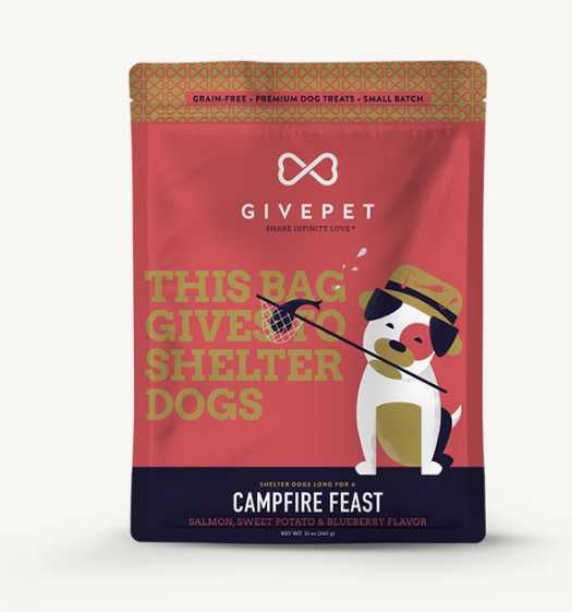 GIVEPET CAMPFIRE TREATS - 11OZ BAG DOG TREATS