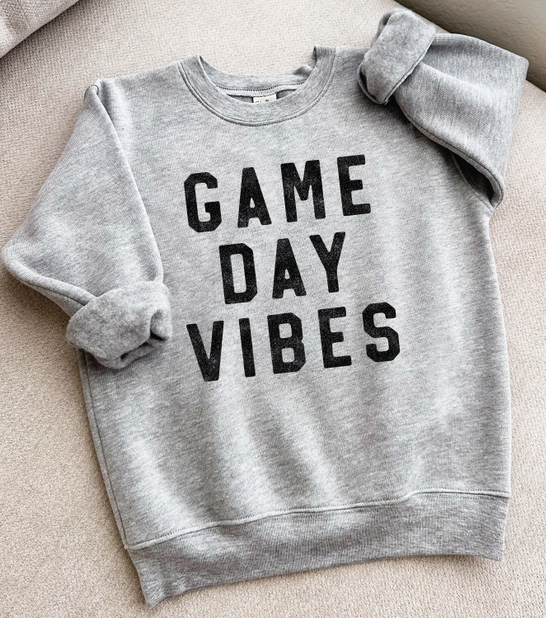 Saved by Grace Co. - Game Day Vibes Toddler and Youth Pullover