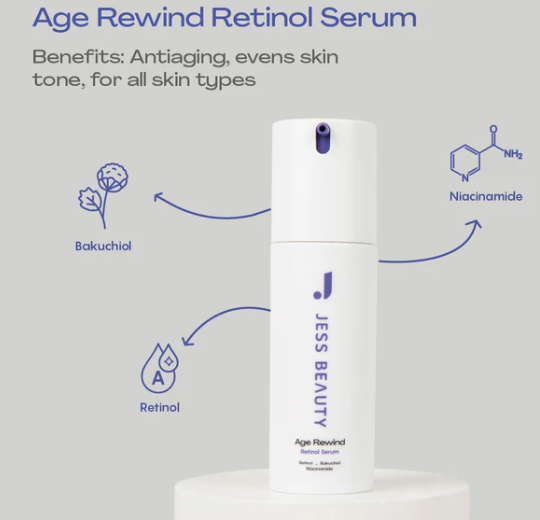 Jess Beauty Age Rewind Retinol Serum