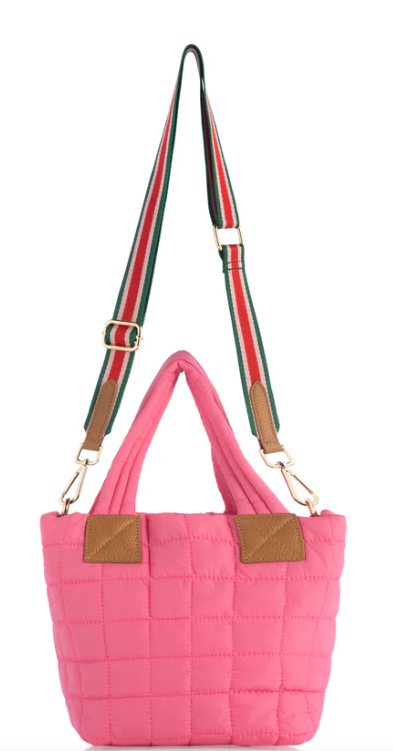 Shiraleah Ezra Mini Tote Crossbody - Pink