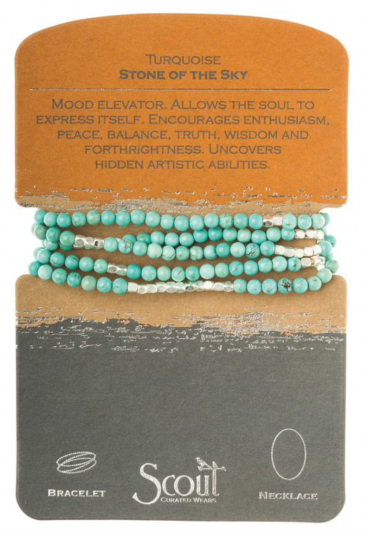 Stone Wrap Turquoise/Silver - Stone of the Sky