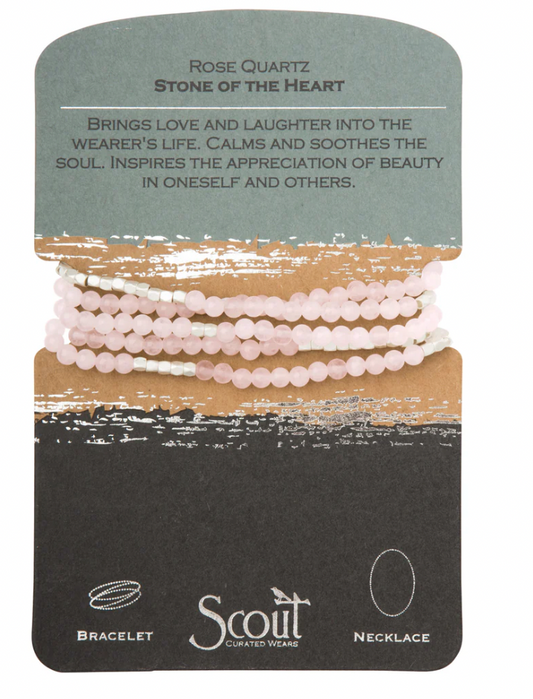 Scout Stone Wrap Rose Quartz - Stone of the Heart