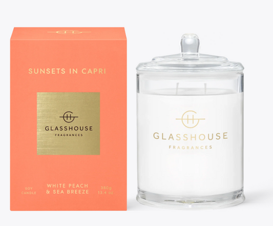 Glasshouse Sunsets in Capri Candle