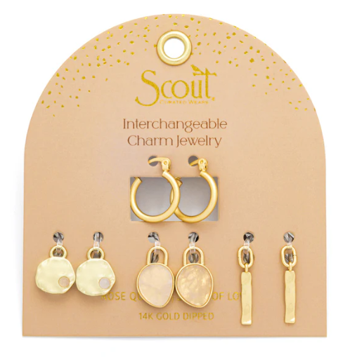 Scout Curated Wears - Interchangeable Charm Earring - Assorted Colors