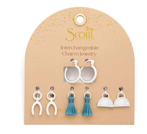 Scout Curated Wears - Interchangeable Charm Earring - Assorted Colors