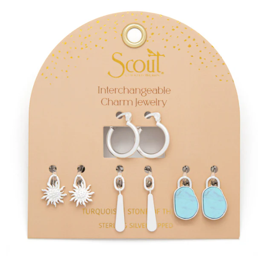 Scout Curated Wears - Interchangeable Charm Earring - Assorted Colors