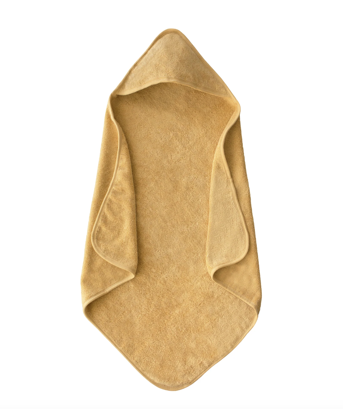 Mushie Organic Cotton Baby Hooded Towel (Fall Yellow)