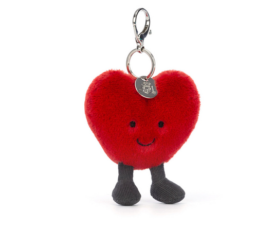 Jellycat Amusables Heart Bag Charm