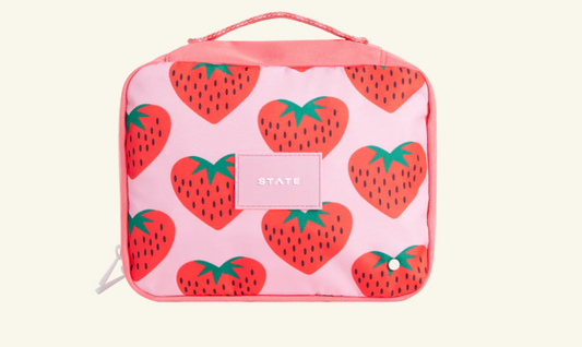 State Bags - Bensen Toiletry Kit - Strawberries