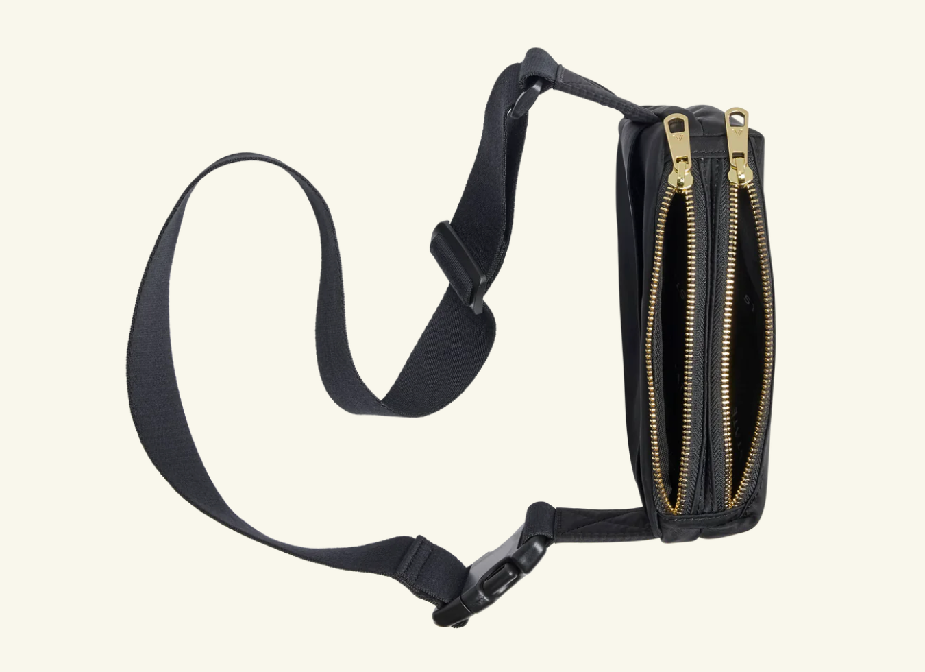 State Bags - Lorimer Mini Fanny - Black/Gold