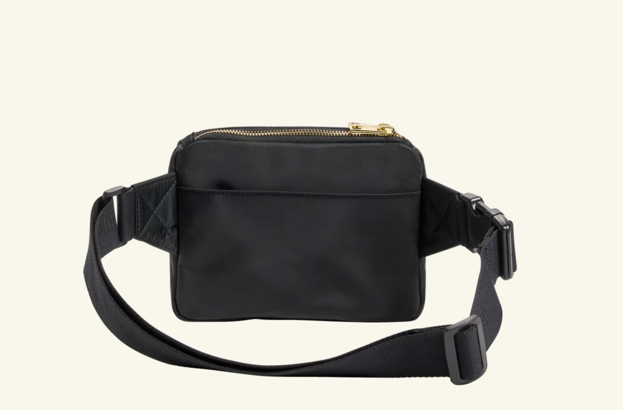 State Bags - Lorimer Mini Fanny - Black/Gold