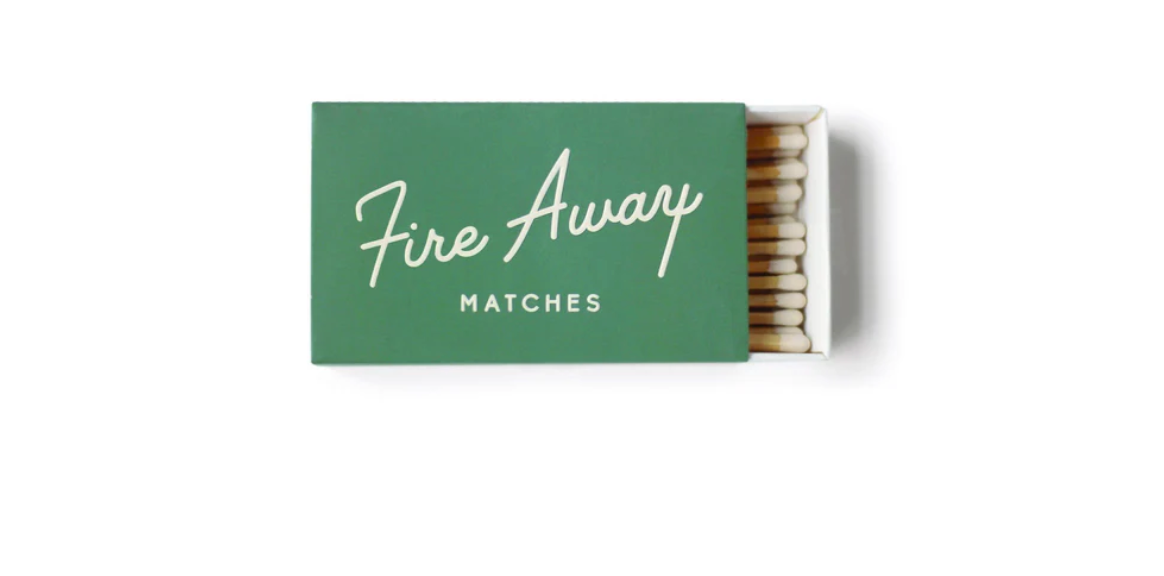 Paddywax "Fire Away" Green Matches