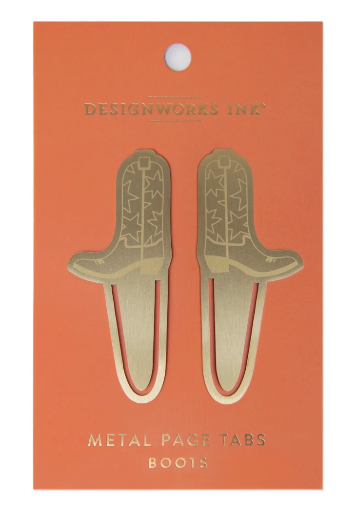 DESIGNWORKS INK - METAL PAGE TABS - BOOTS