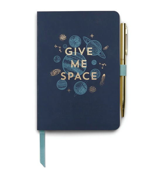 DESIGNWORKS INK - VINTAGE SASS NOTEBOOK WITH PEN - GIVE ME SPACE