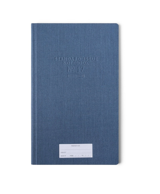 DESIGNWORKS INK - STANDARD ISSUE TALL NOTEBOOK NO 17 7.25 x 11.5 - BLUE