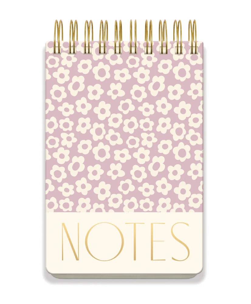 DESIGNWORKS INK - LARGE CHUNKY NOTEPAD - LILAC GROOVY FLORAL