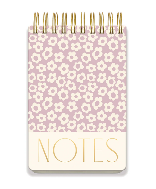 DESIGNWORKS INK - LARGE CHUNKY NOTEPAD - LILAC GROOVY FLORAL