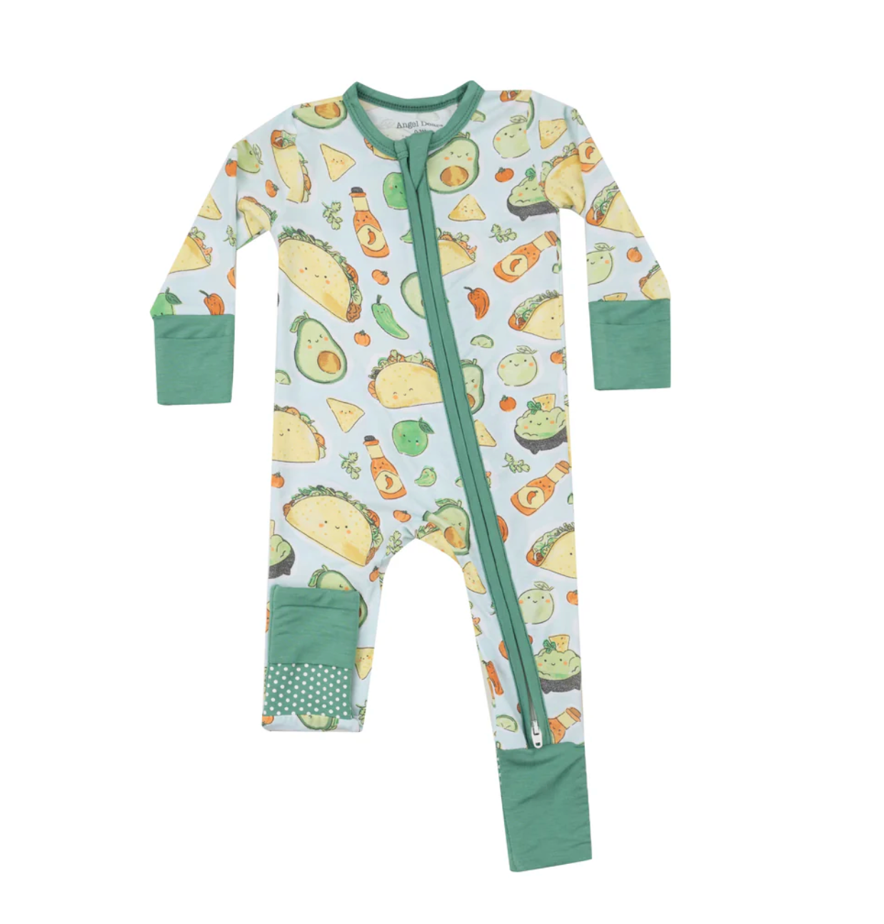 Angel Dear - Happy Tacos Zip Romper