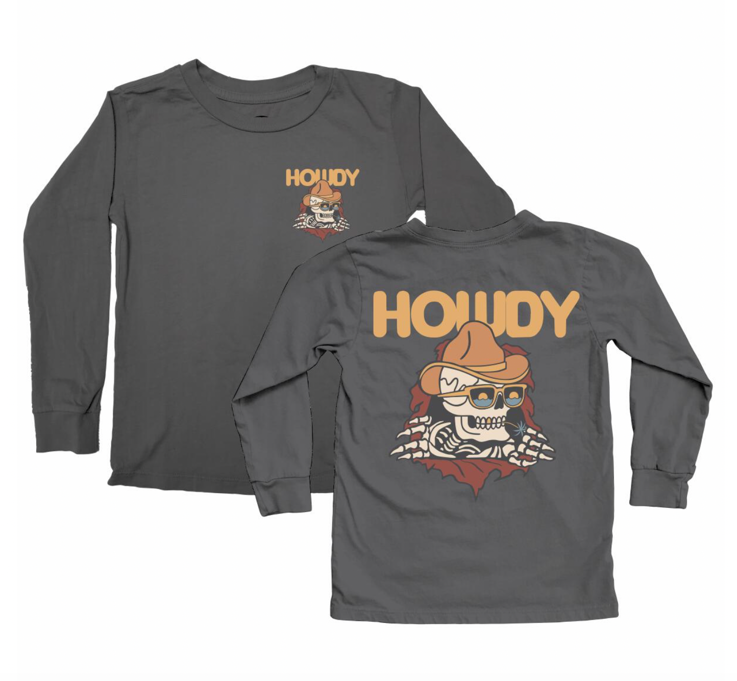 TINY WHALES HOWDY PARTNER L/S TEE