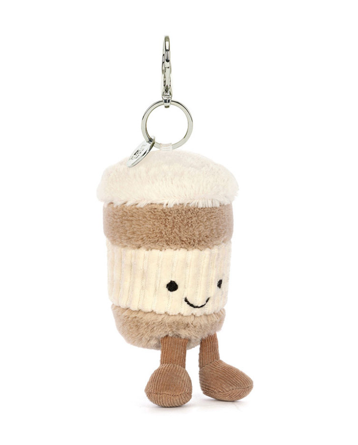 Jellycat Amusables Coffee-To-Go Bag Charm