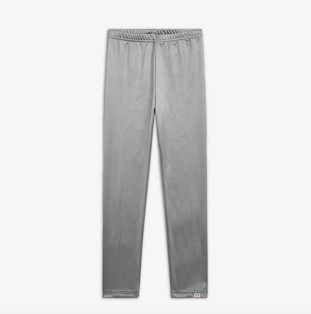 Appaman Metallic Leggings - Frosted Silver