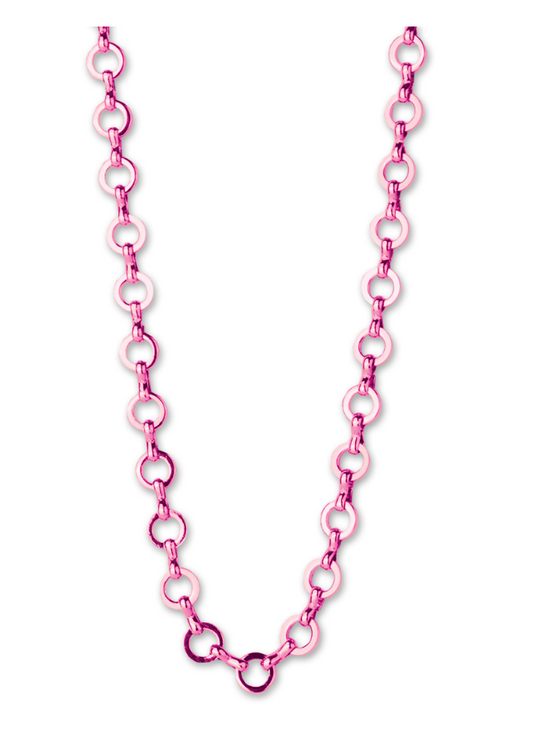 Charm It!  - Pink Chain Necklace